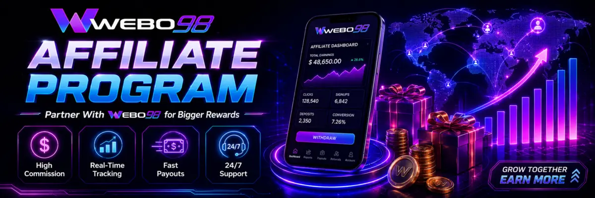 WEBO98 partner program promotion