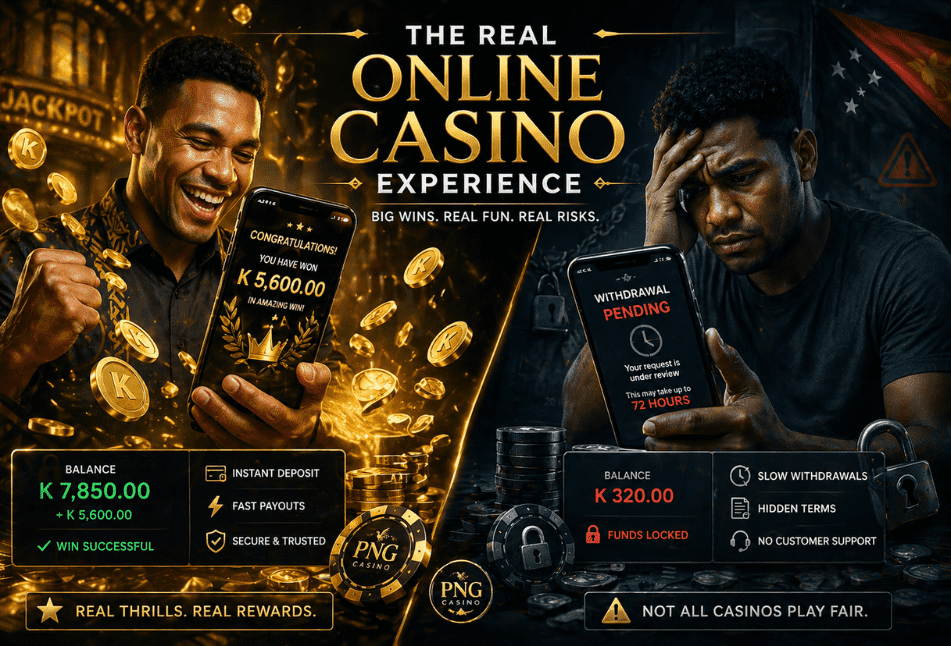 The real online casino experience in PNG