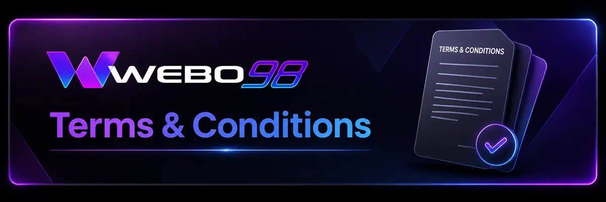 WEBO98 account rules and security