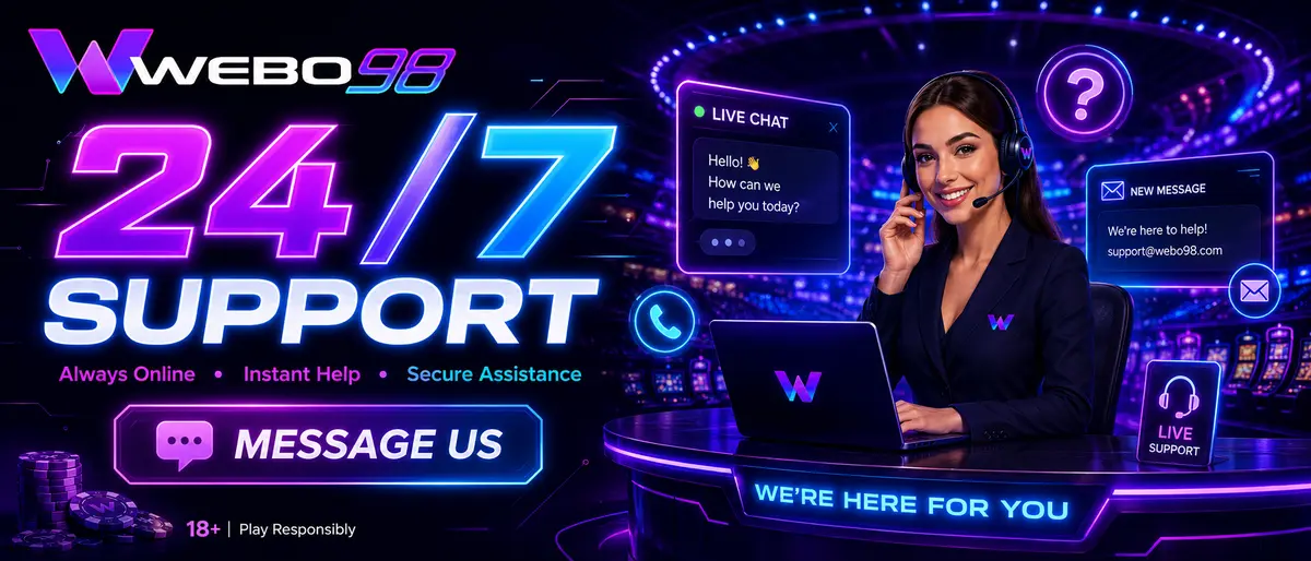 WEBO98 account support and help