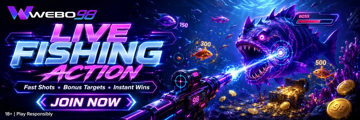 Online fishing game features and target guide