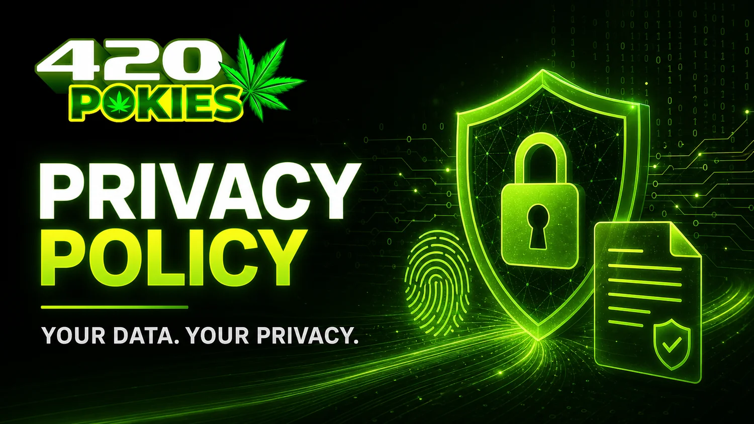 420POKIES privacy and personal information protection