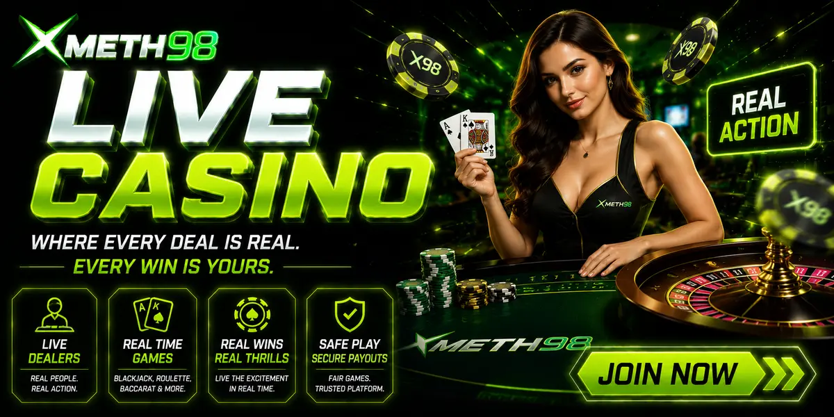 XMETH98 live dealer casino games